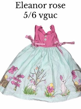 Eleanor rose 5/6 Easter bunny dress